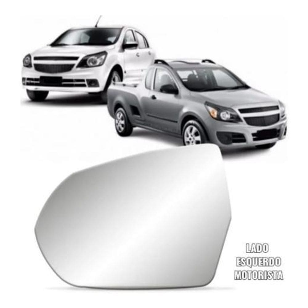 Lente Espelho Retrovisor Agile Montana