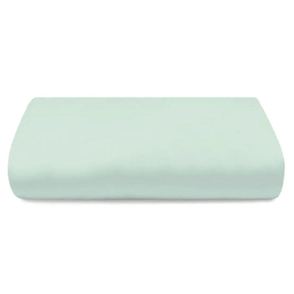 Lençol Avulso Buettner Queen Percal 150 Fios Casual Color Com Elástico Verde Lunar