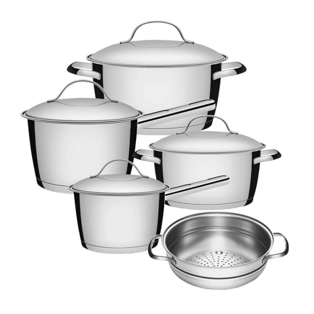 Jogo Panelas 4 Peças Cozi-vapore Allegra Aço Inox Tramontina