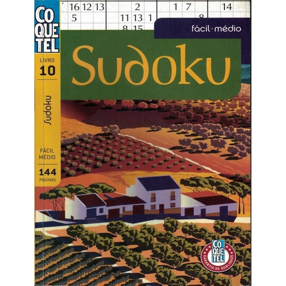 Colecao Coquetel - Sudoku - Facil/Medio - 10ª Ed