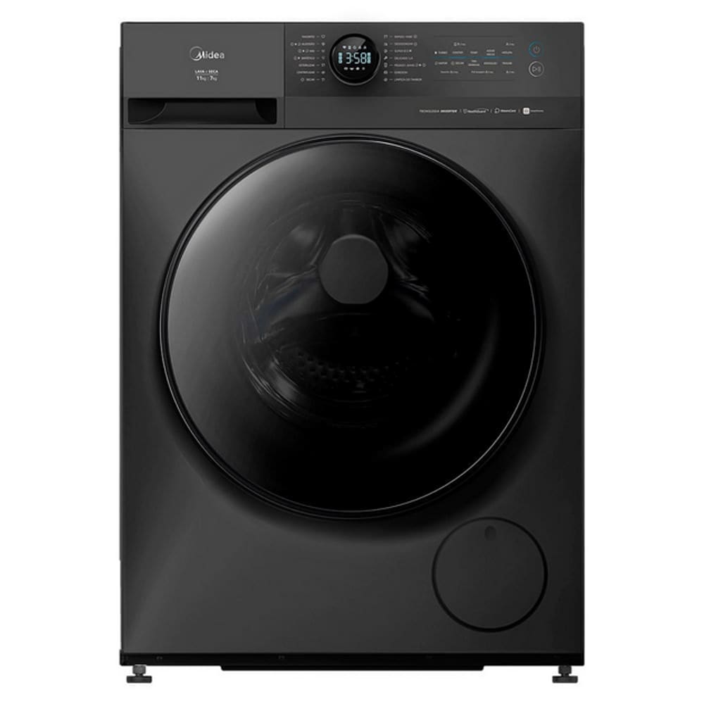 Lava e Seca Midea MF201D110WB Painel Touch 11Kg 1200 RPM 60Hz 220V Titanium