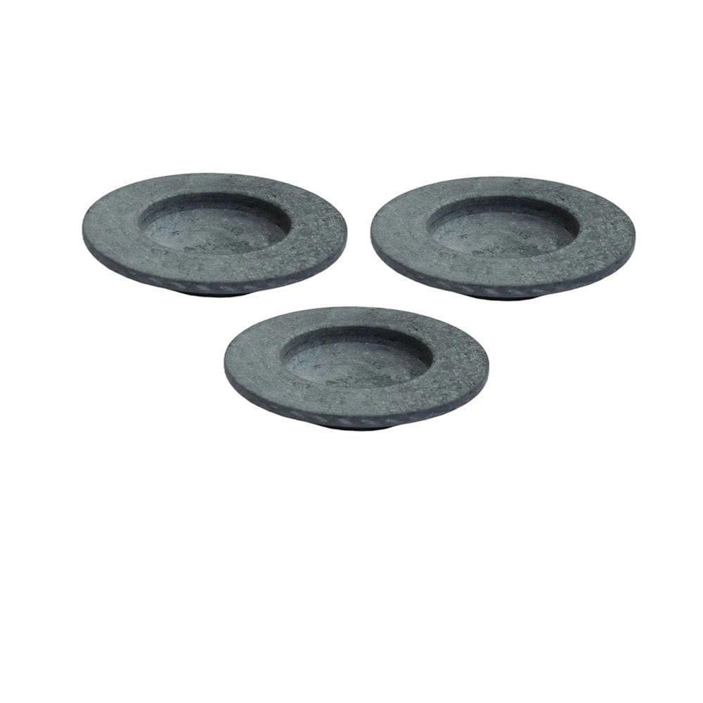 Kit 3 Pratos Risoto Massa Chapéu Invertido Pedra Sabão 22Cm. - Produto Queridinho!