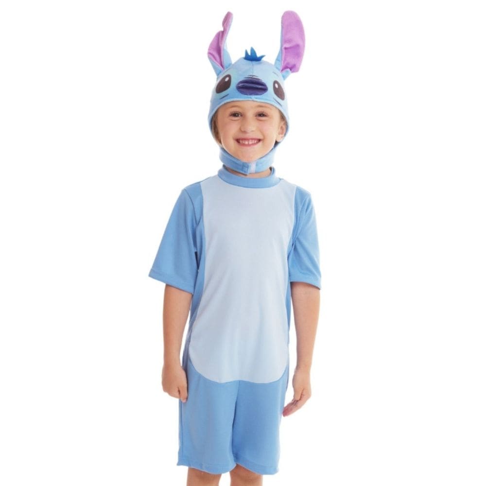 Fantasia Stitch Infantil Oficial Disney Macacão com Capuz