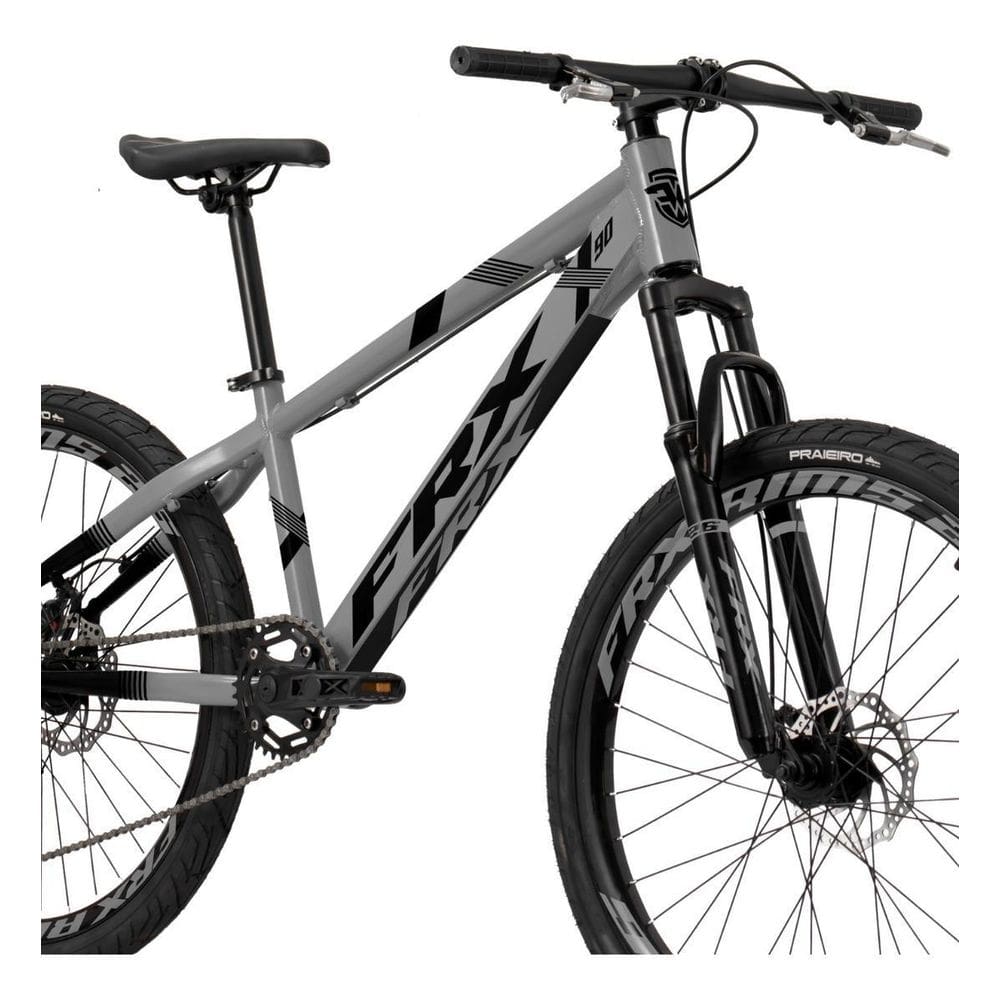Bicicleta Frx X90 Aro 26 Freeride Coroa Unica Gray 14