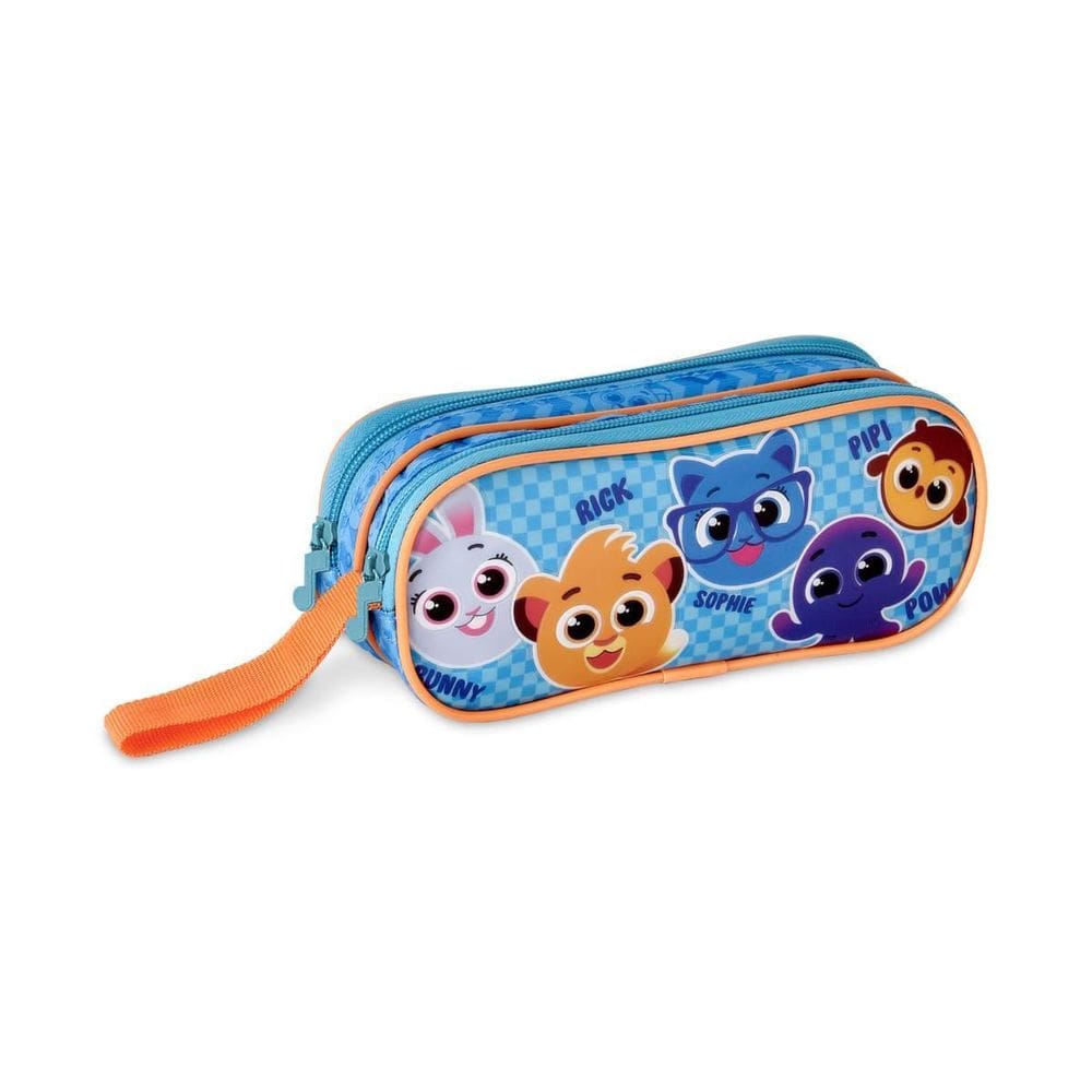 Estojo Escolar Bolofofos Estojo Duplo Crianças