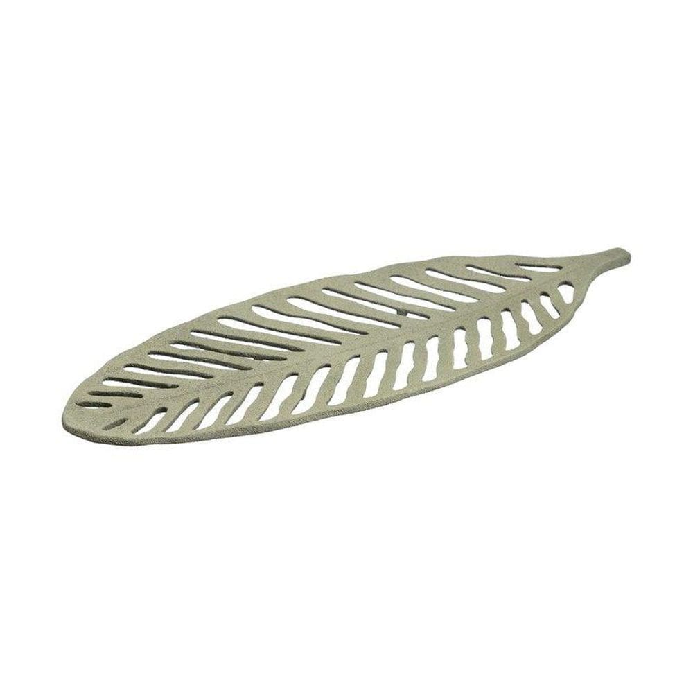 Centro De Mesa Home Style Folha 50 Cm