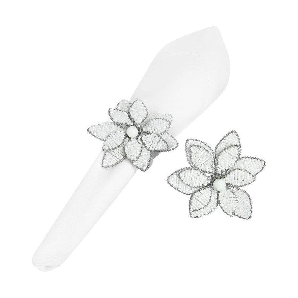 Jg Argola De Guardanapo Camelia 2Pcs Tro Home Style