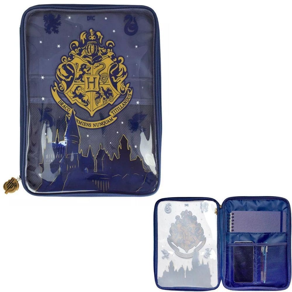 Pasta Universitária Harry Potter Com Bolsos Internos - Dac