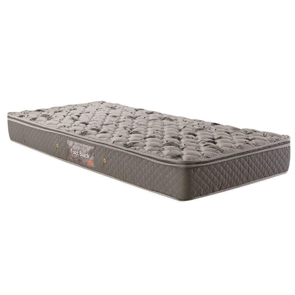 Colchão Solteiro Anatômico Ag 65 Fort Black Pillow Top (88x188x22) - Herval