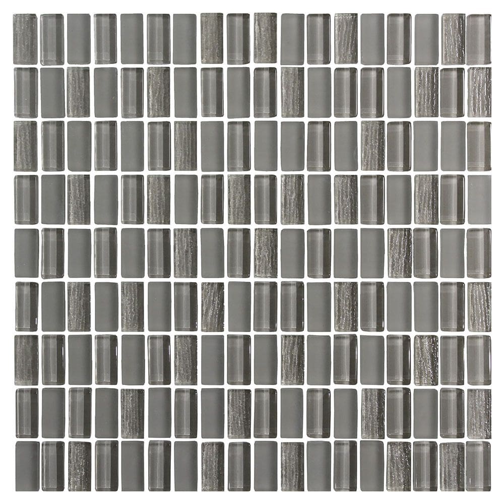 Pastilha de Vidro Luce Beige 3X1,5 Placa 30X30cm - 1313120005