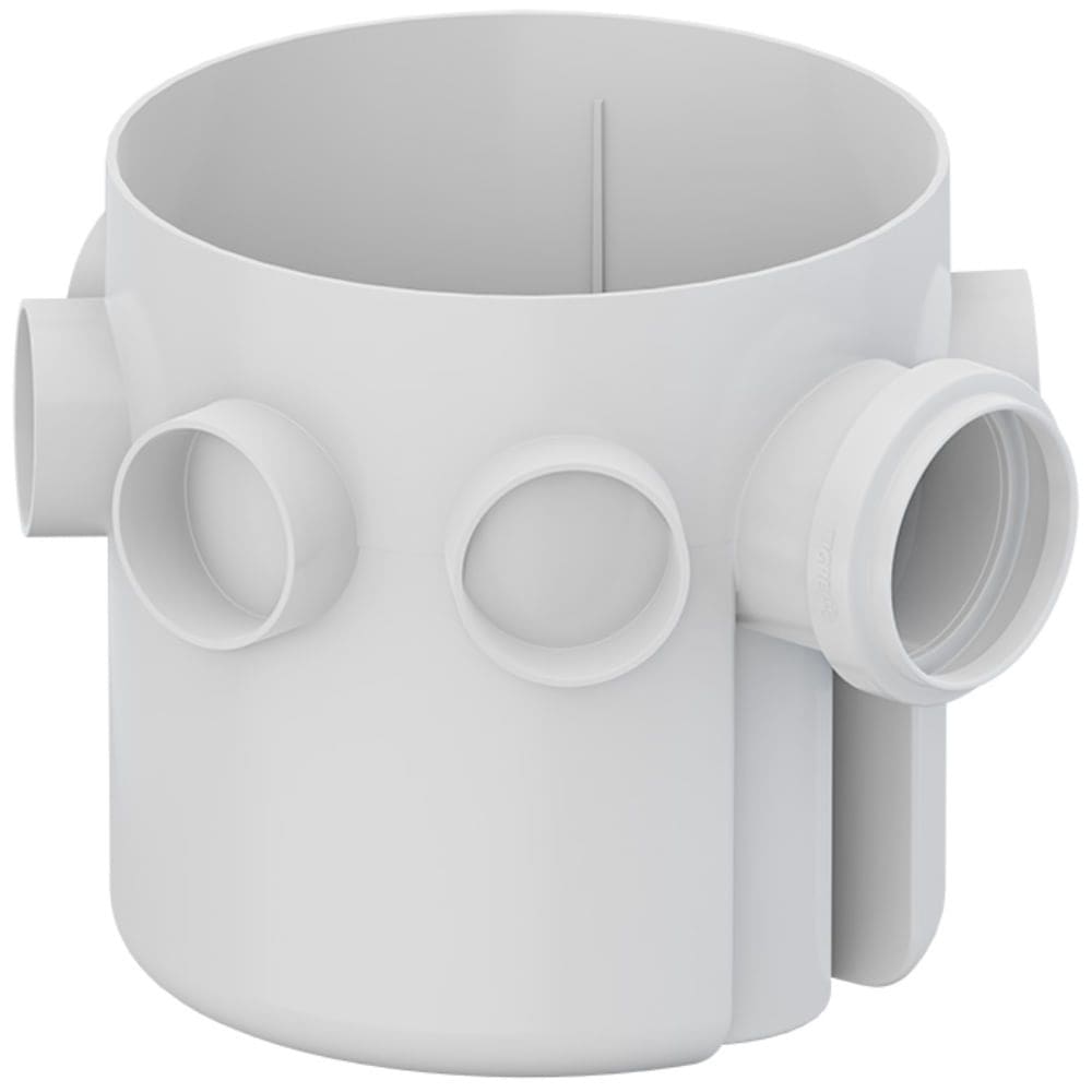 Corpo Caixa Sifonada Nº 23 com 150x150x50mm de 7 Entradas Série R - 27141226 - TIGRE