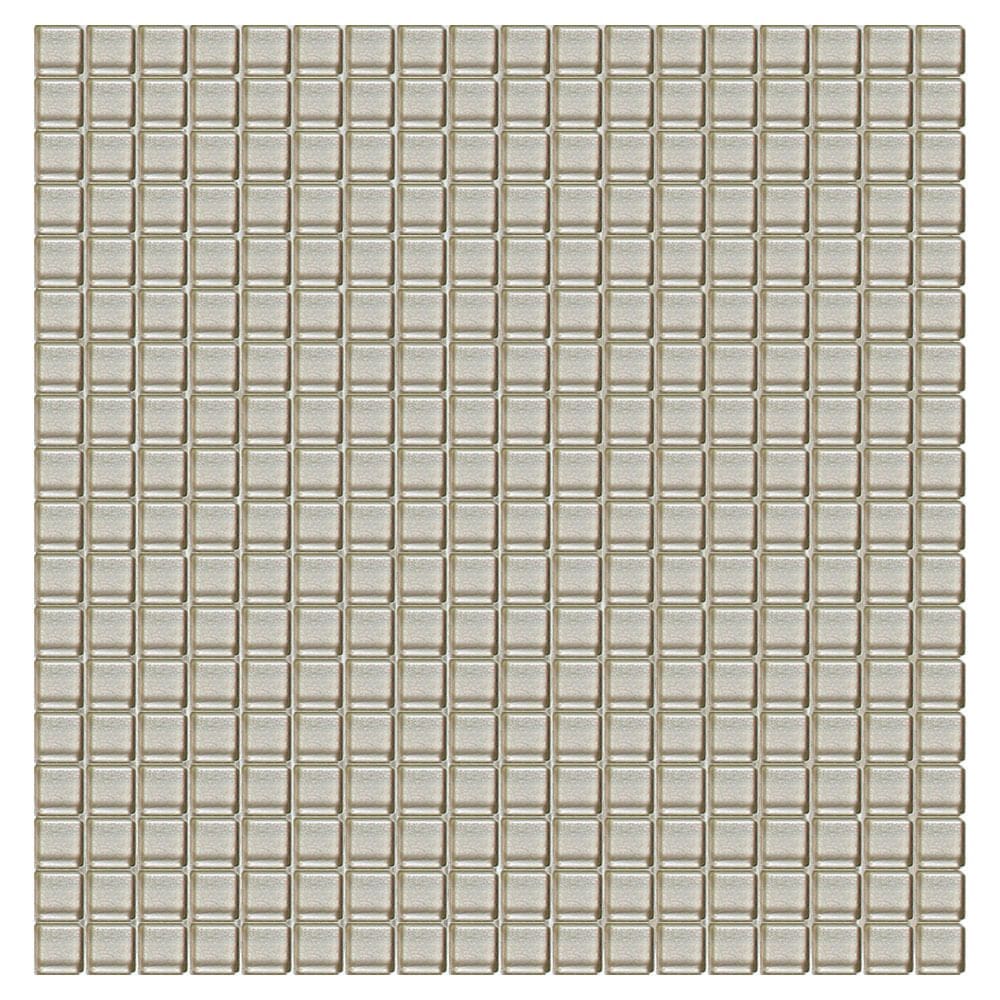 Pastilha de Vidro Strass Beige 1,5X1,5 Placa 30X30cm - 1013067008