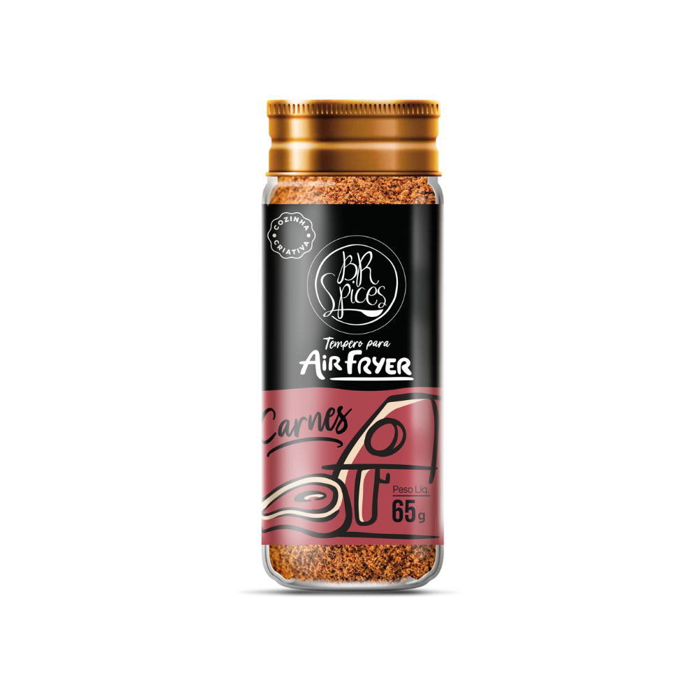 Tempero Para Air Fryer: Carnes Br Spices Vidro 65G