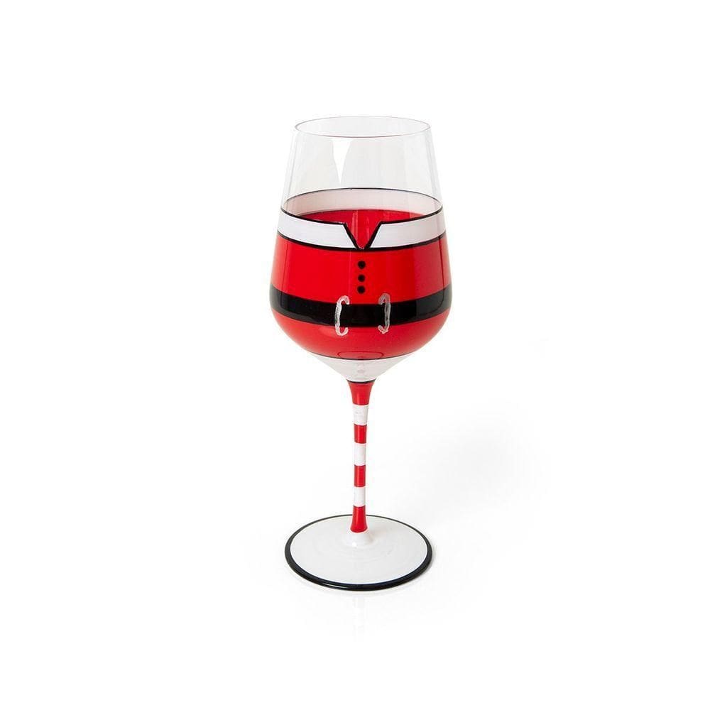 Taça Copa E Cia Avulsa Christmas 510ml Em Vidro Silver