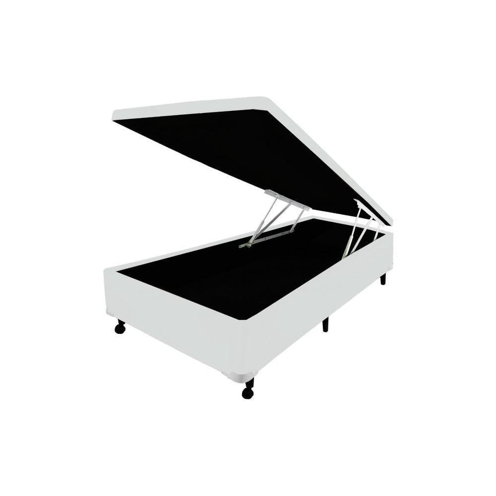 Box Baú Castor Solteiro Branco 120x203x35cm