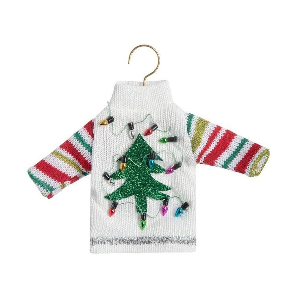 Enfeite Arvore Holiday  Home Style Sueter Luzinhas 19 5 Cm