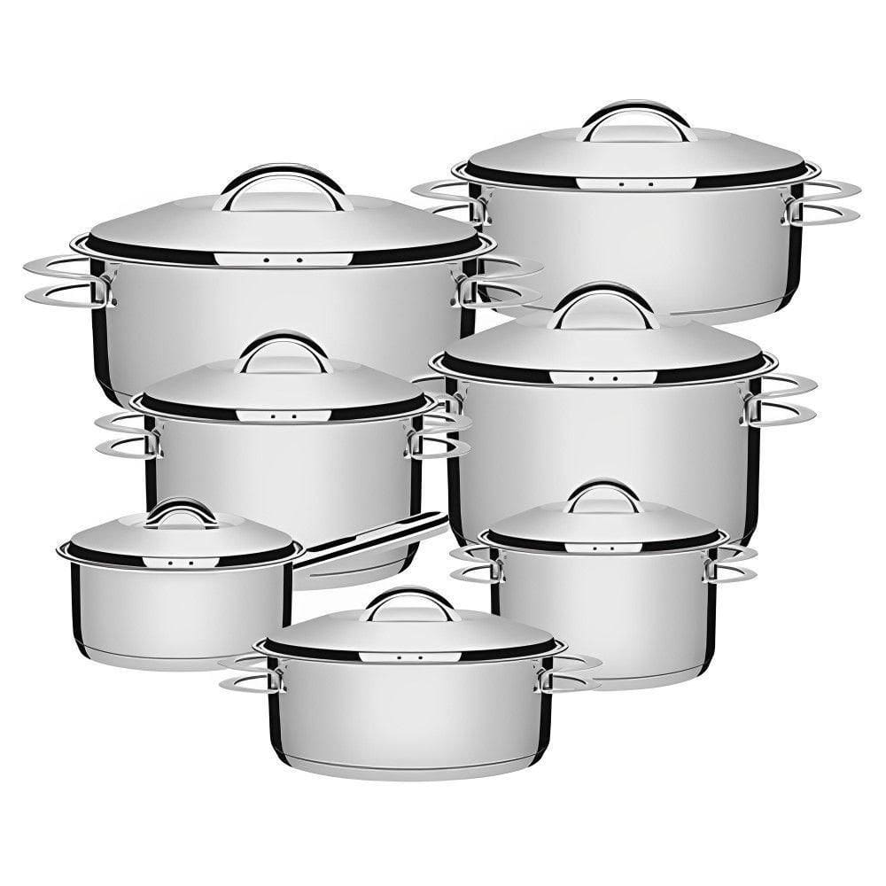 Jogo Panelas Solar 7 Peças Aço Inox Fundo Triplo Tramontina