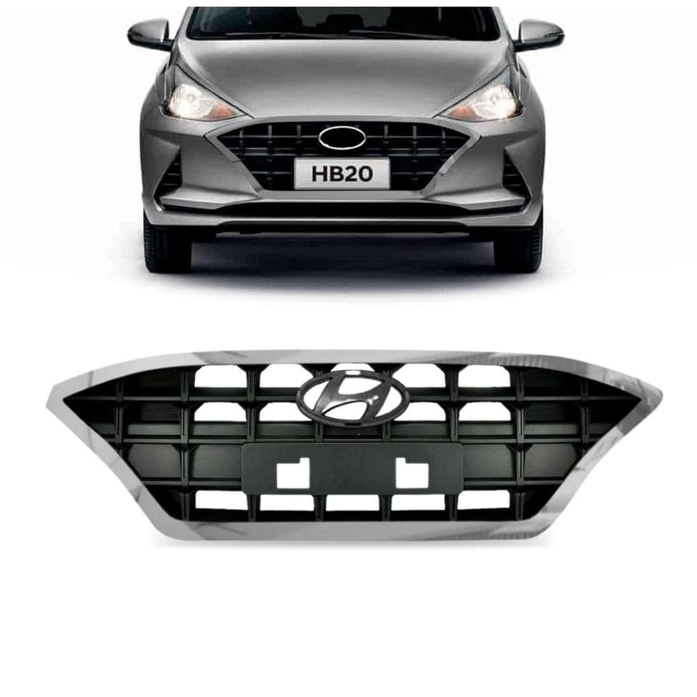 Grade Hyundai Hb20 2021 2022 Moldura Friso Cromado