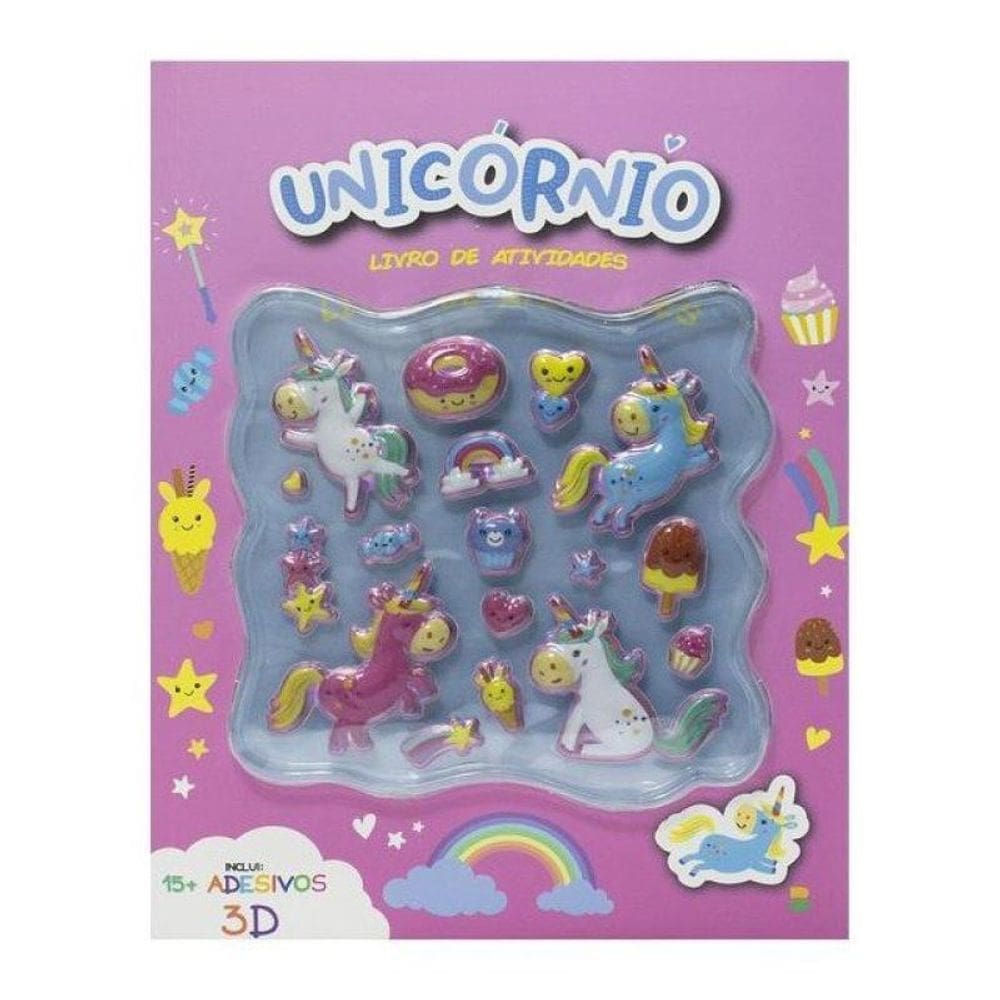 Adesivos 3D - Livros De Atividades: