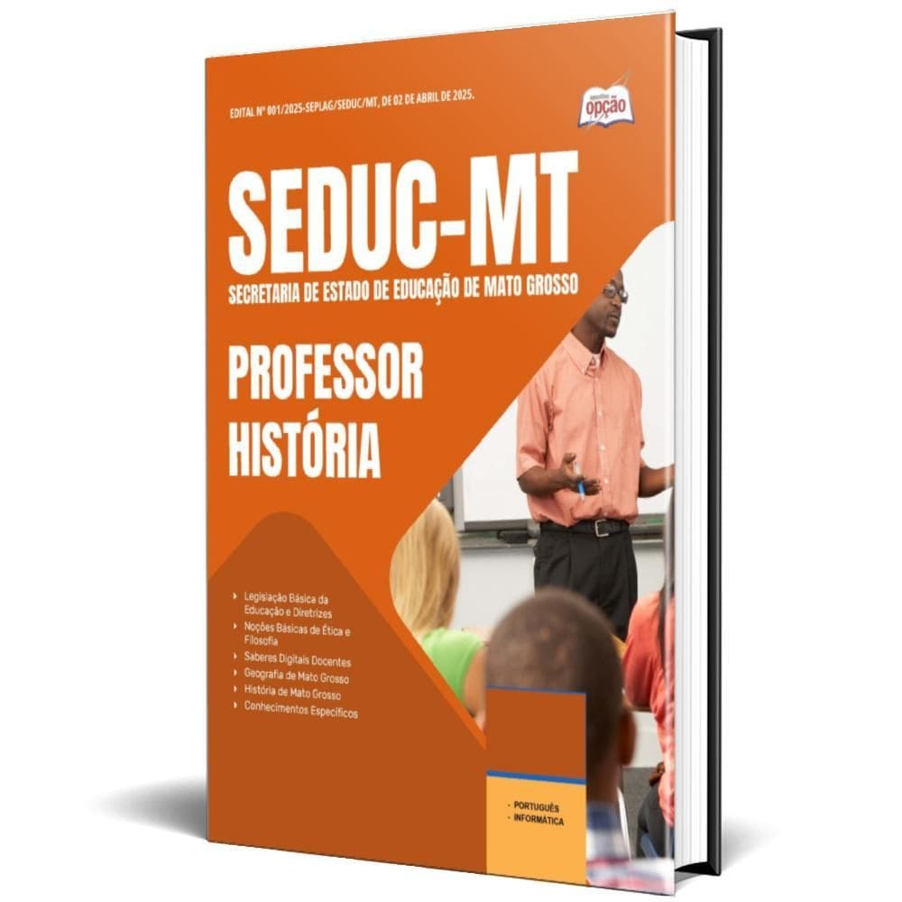 Apostila Seduc Mt 2025 - Professor - História