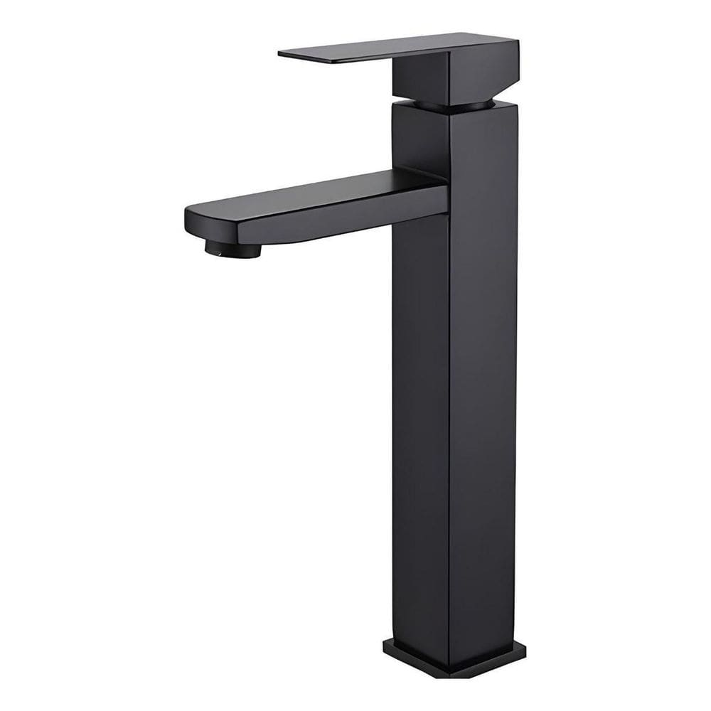 Torneira Banheiro Preto Fosco Monocomando Alta Simples Luxo