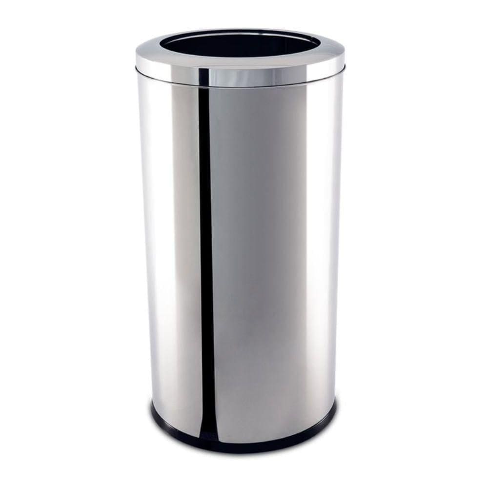 Lixeira Inox Com Aro 40,5litros Decorlinelixeiras ø 30x60cm