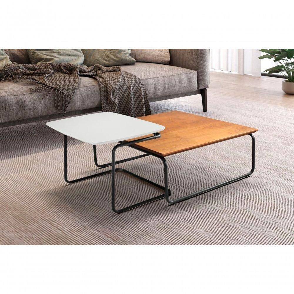 Conjunto Mesa De Centro Kairos Larflex Cor:branco