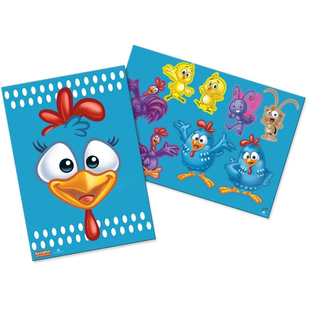 Kit Decorativo Galinha Pintadinha