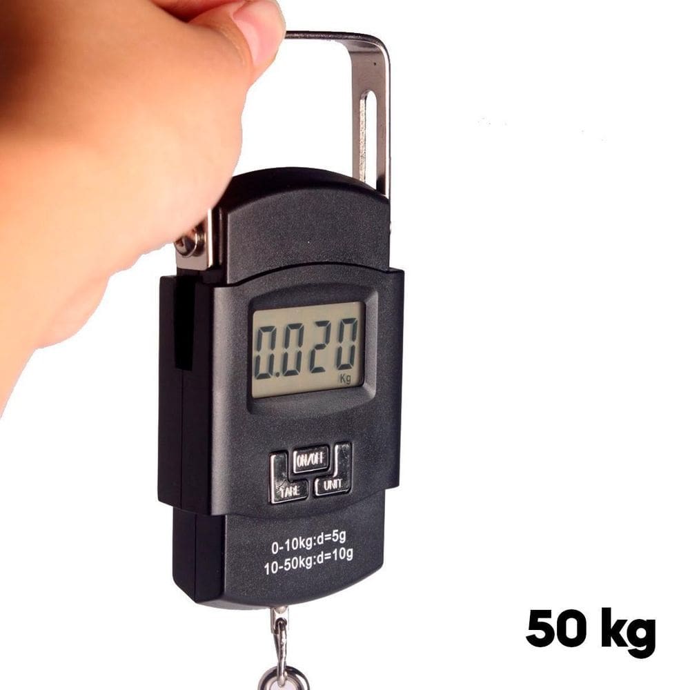Balança De Mão Digital Para Mala Bolsa Feira E Peixe