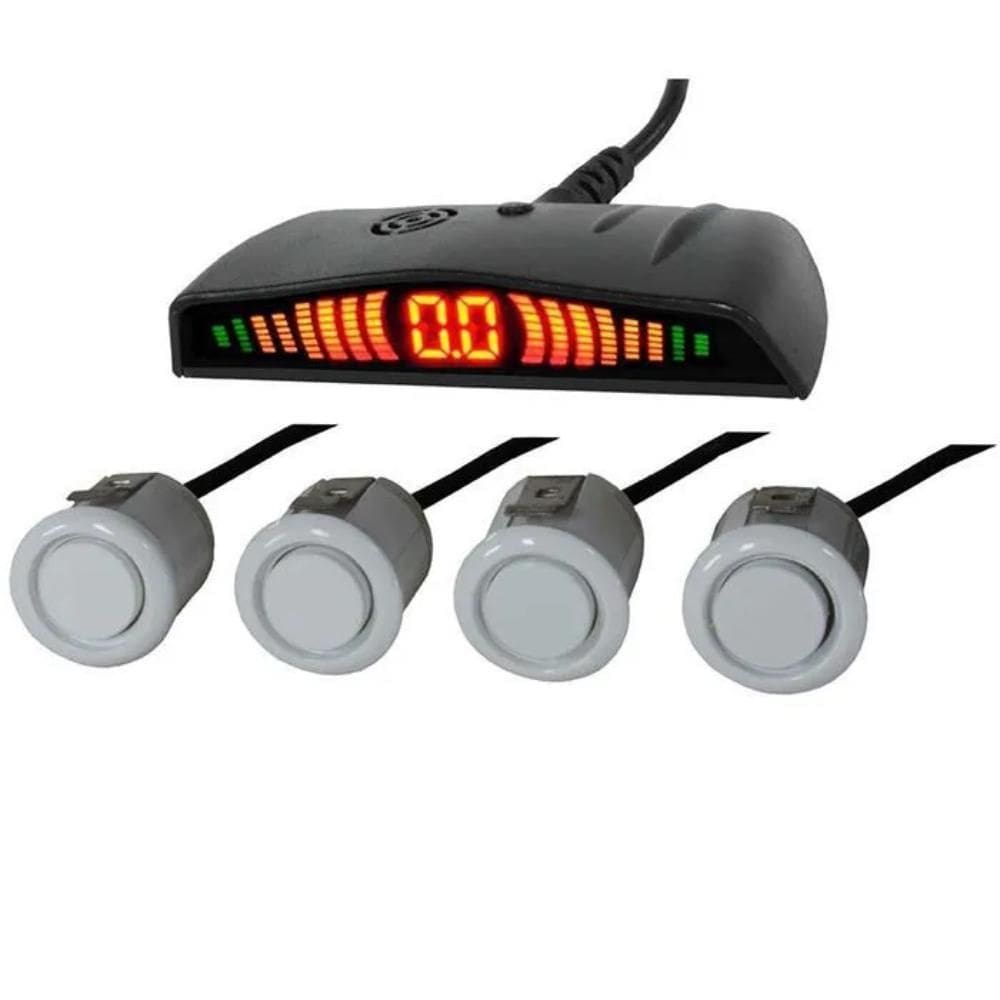 Sensor De Estacionamento 4 Pontos Kx3 Prata