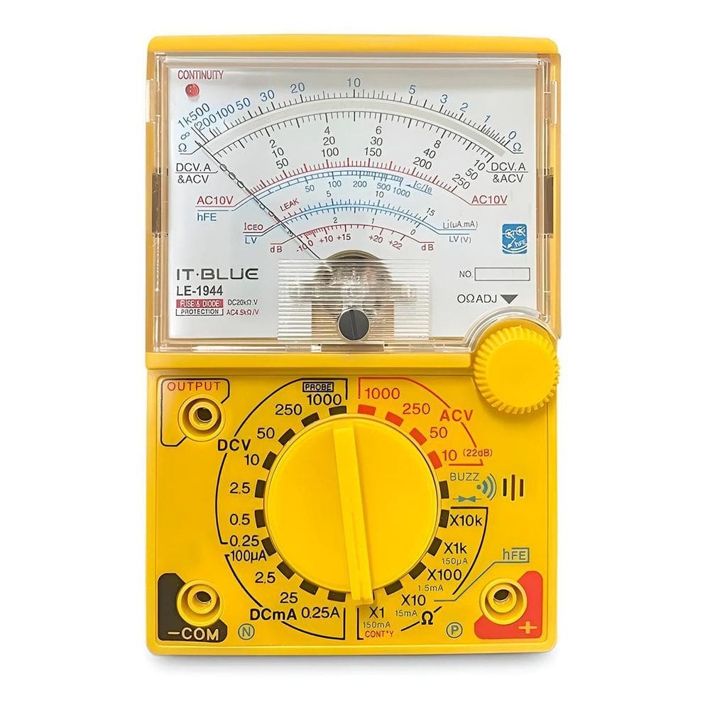 Multímetro Analógico Portátil Teste Elétrico Precisão