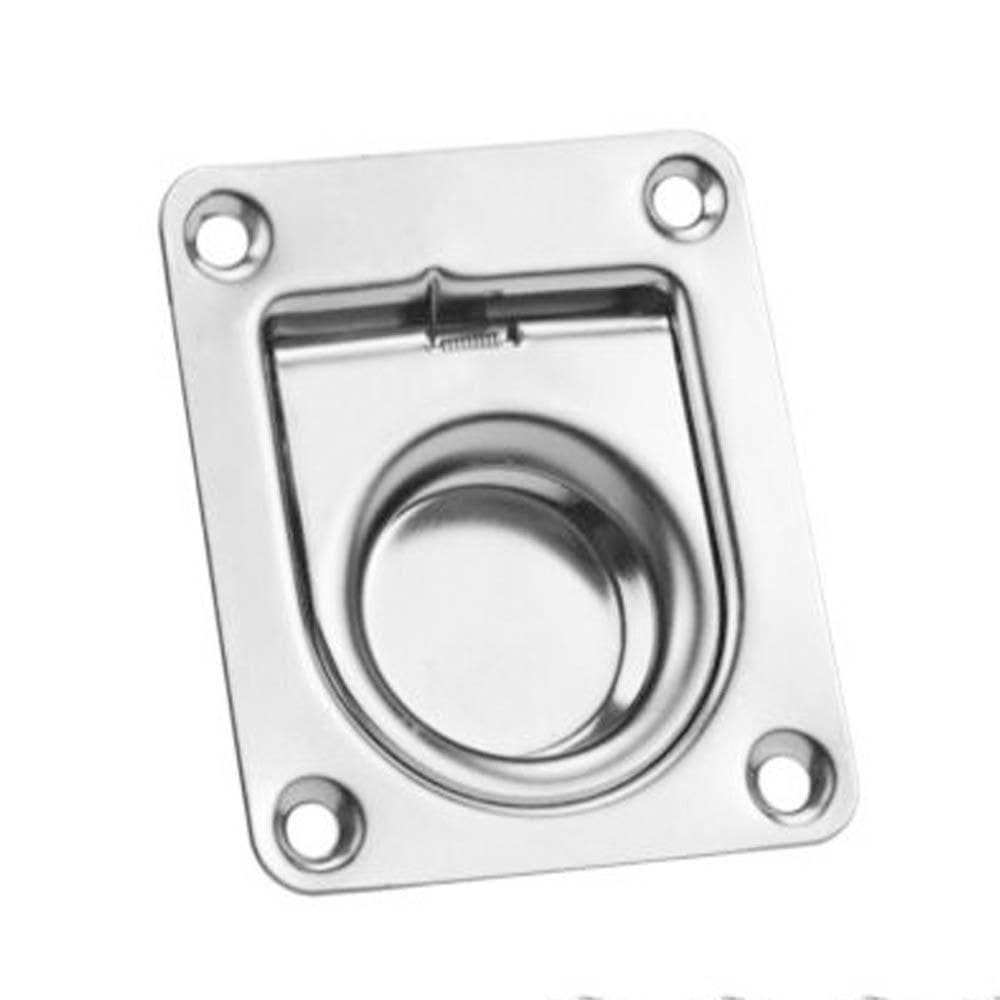 Puxador Quadrado Em Inox 65 X 55Mm