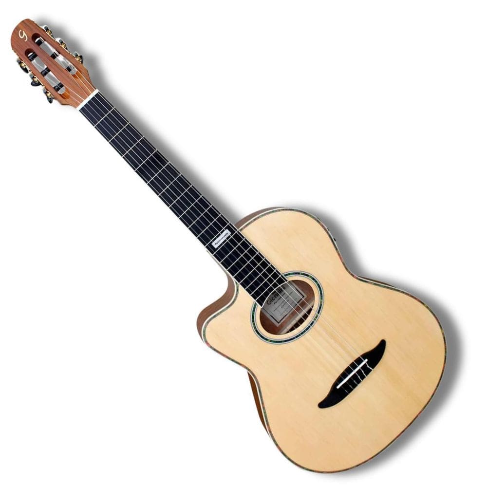 Violão Nylon Elétrico Canhoto Giannini Gnf3 Ceq Lhns Natural