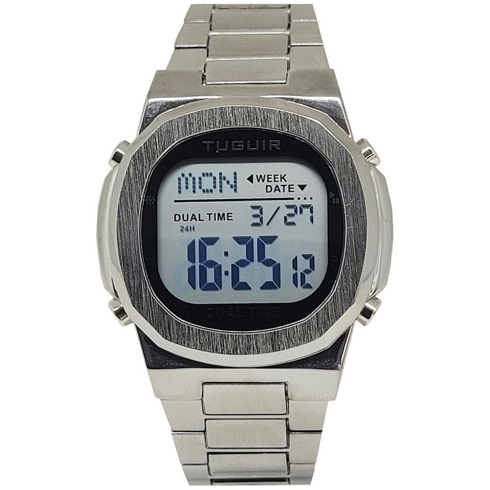 Relógio Masculino Tuguir Digital Tg30323 Prata