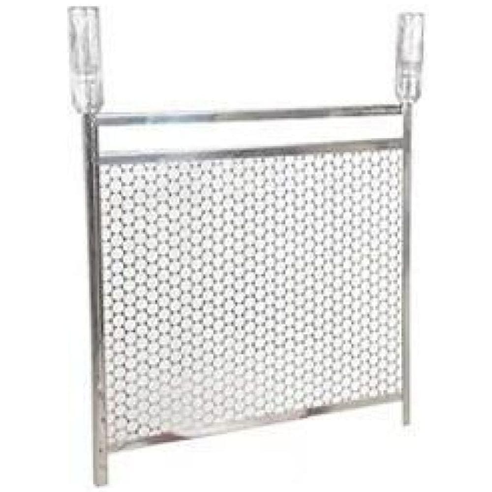 Grelha Para Churrasqueira Inox 48X40 Cabo De Alumínio