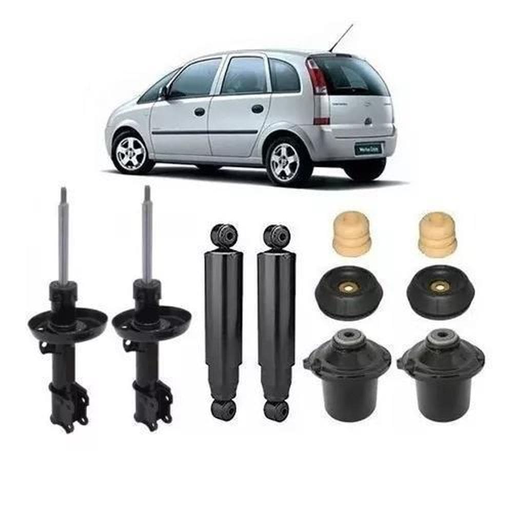 4 Amortecedor+ Kit Suspensão Meriva 2012