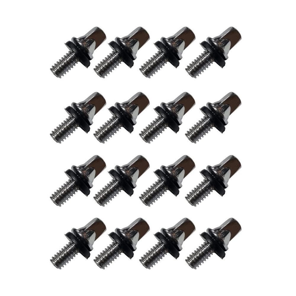 Kit 16 Parafuso Para Pedal De Bumbo Bateria 12Mm X 5Mm 7/32