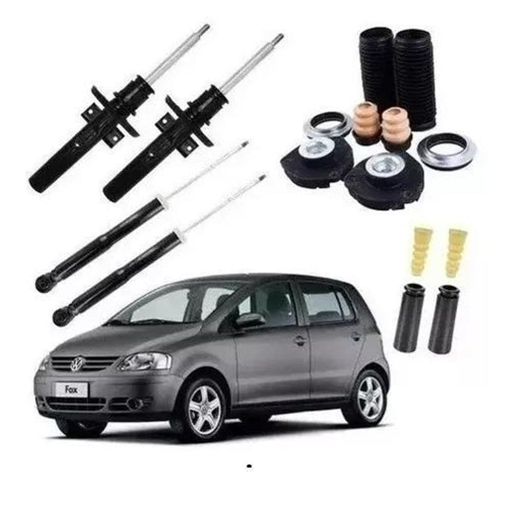 4 Amortecedor+ Kit Suspensão Fox 2009