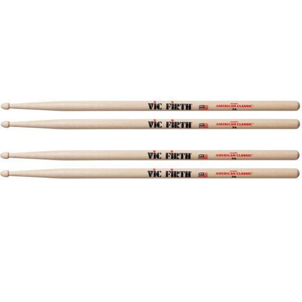 Kit 2 Pares Baquetas Vic Firth 7A American Classic Cod1265