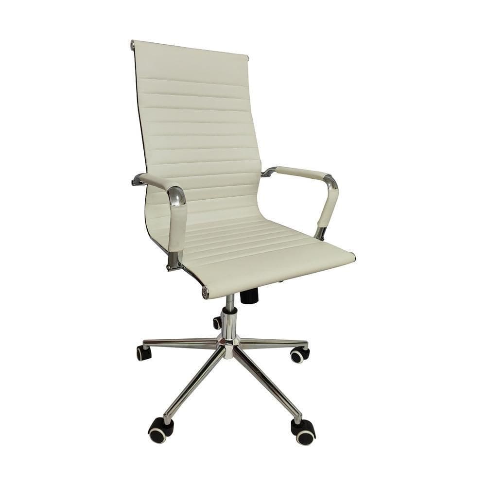 Cadeira De Escritório Office Esteirinha Alta Rivatti Branco