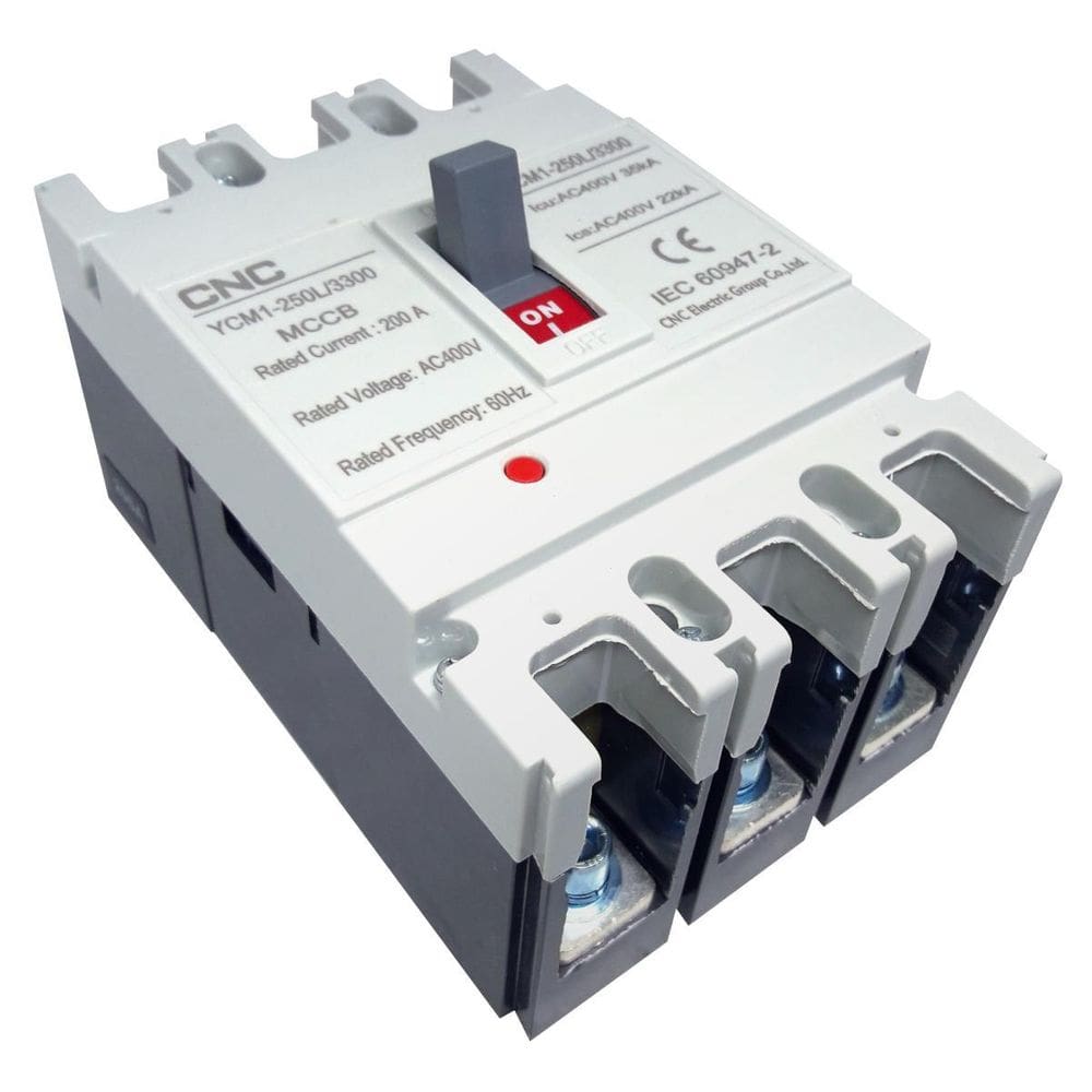 Disjuntor Caixa Moldada Ycm1-250L 200A Proteção Corrente