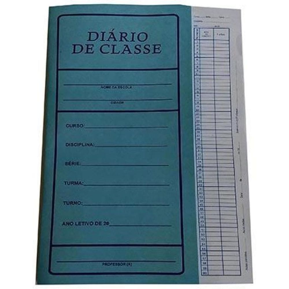 Diário De Classe Mensal Ref 078 Pacote Com 50 Unidades