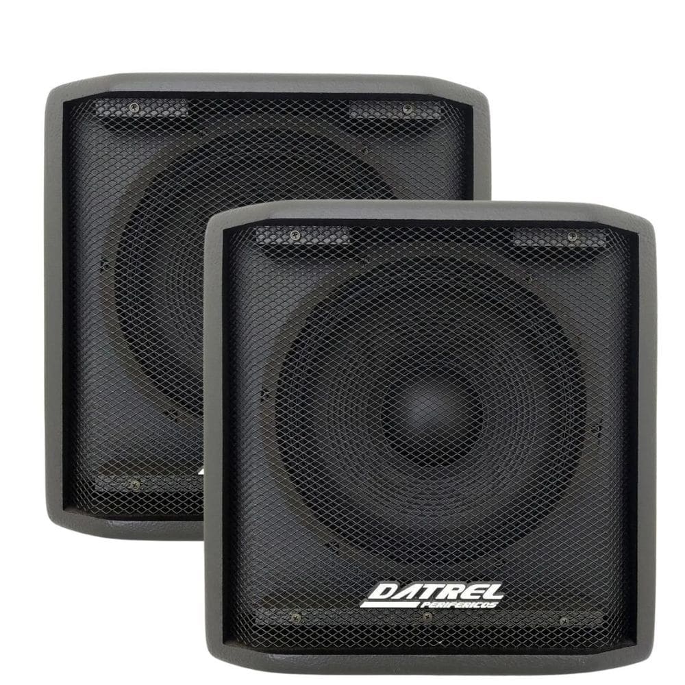 Par Subwoofers Datrel Sw300A Ativo + Passivo 12 600W Rms