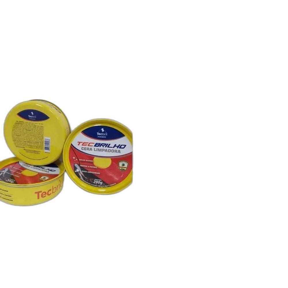 Cera Limpadora Carnauba Tecbril Brilho Intenso