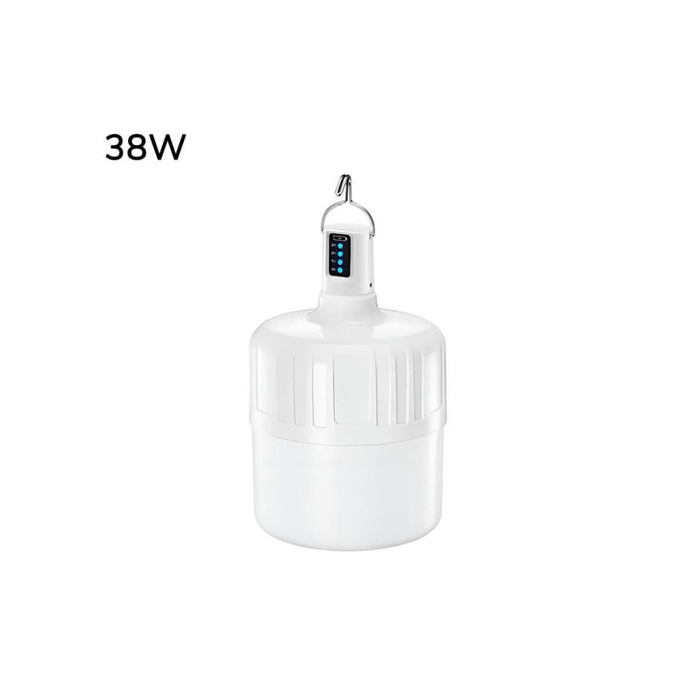 Lâmpada Emergência Recarregável 38W Led Camping Portátil