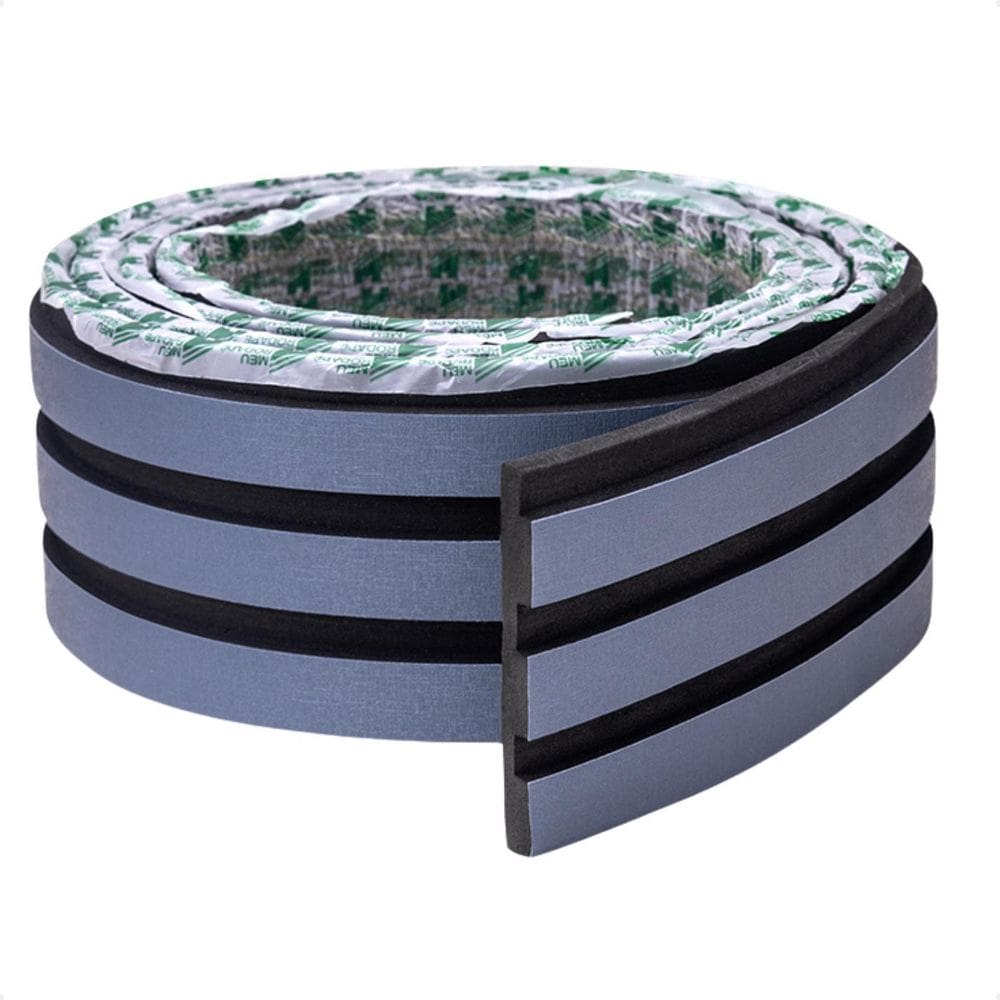 Painel Ripado Laminado Autocolante Flexível Rolo 10Mt Blue