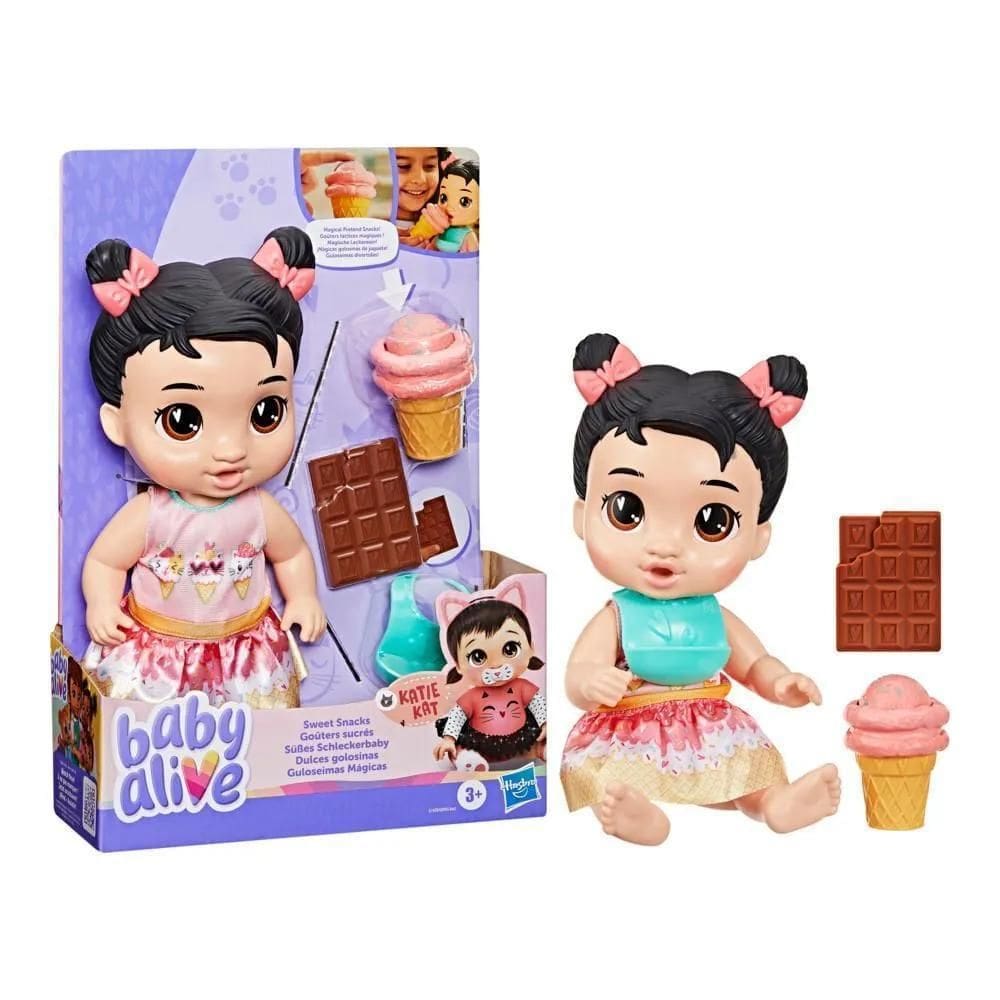 Baby Alive Guloseimas Mágicas Katie Kat - G1450 - Hasbro