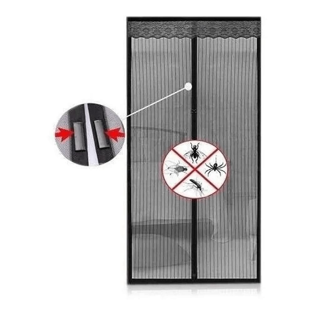 Cortina Tela Magnética Para Porta Anti-Mosquitos