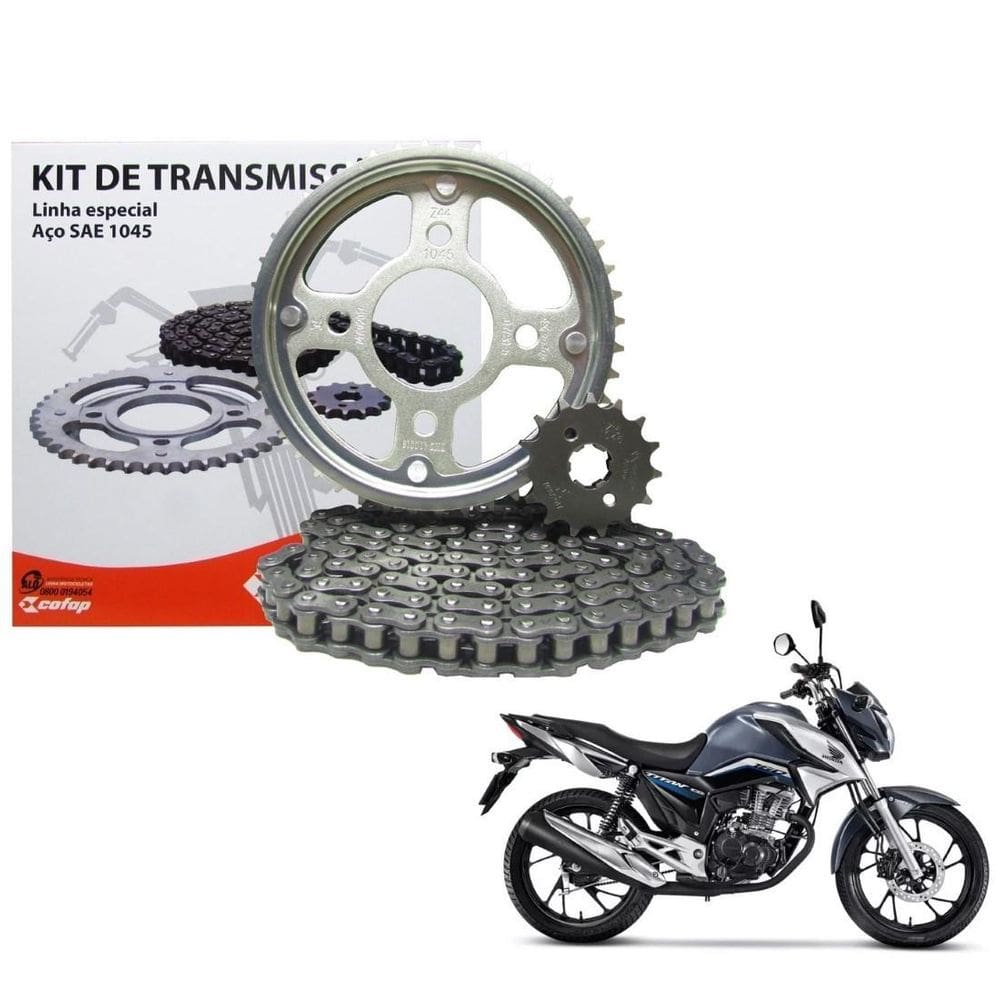 Kit Relação Transmissão Cofap Cg Titan Fan Cargo Start 160