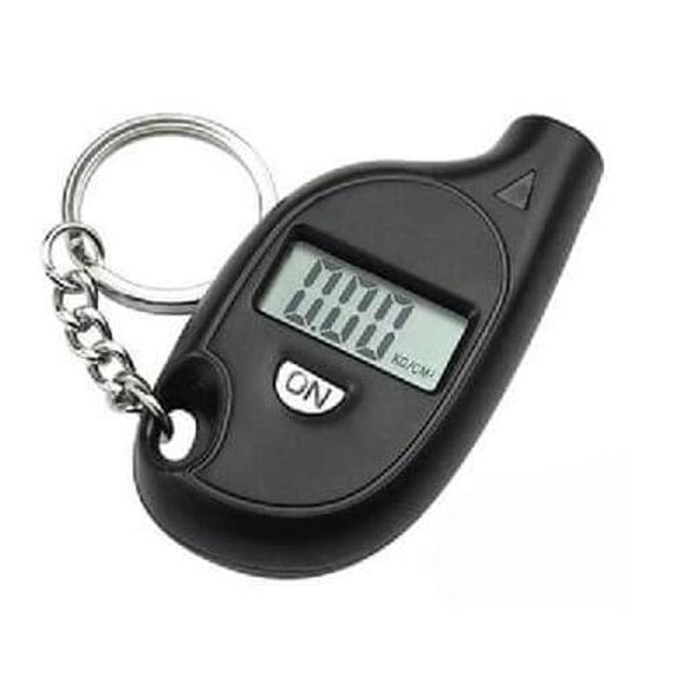 Medidor Digital Pressão De Pneus Rodas Moto Carro Carreta